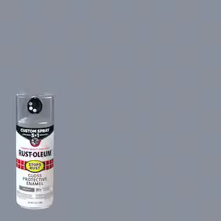 12 oz. Custom Spray 5-in-1 Gloss Smoke Gray Spray Paint | The Home Depot