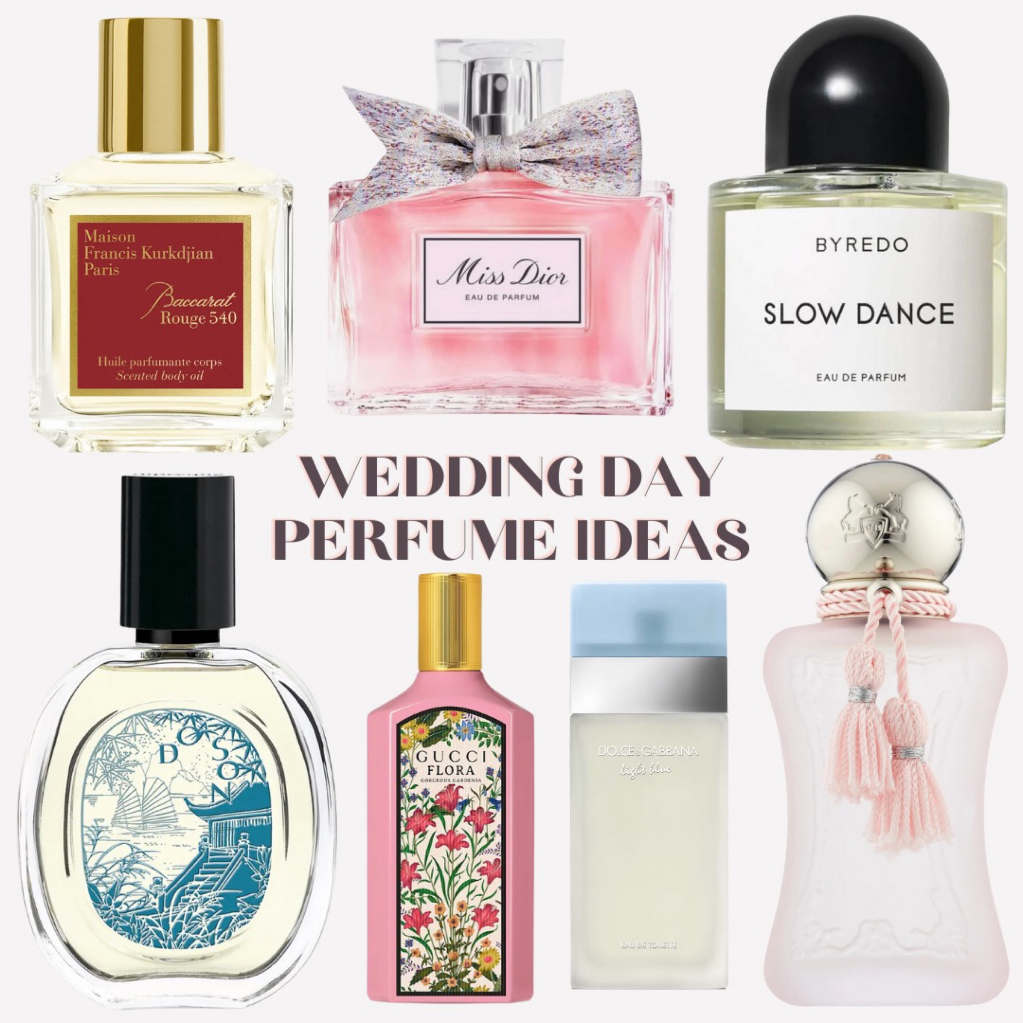 just picked out my wedding day perfume!!!!! sharing some options I considered, and one of these is THE ONE :) 

#LTKbeauty #LTKwedding