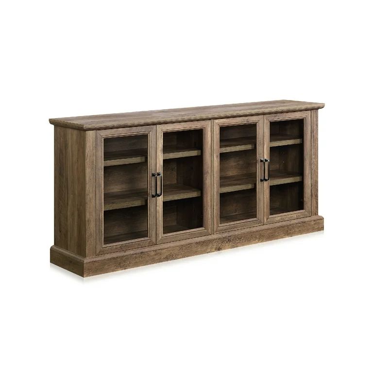 BELLEZE Modern Farmhouse Wood Sideboard Buffet - Liam (Rustic Oak) - Walmart.com | Walmart (US)