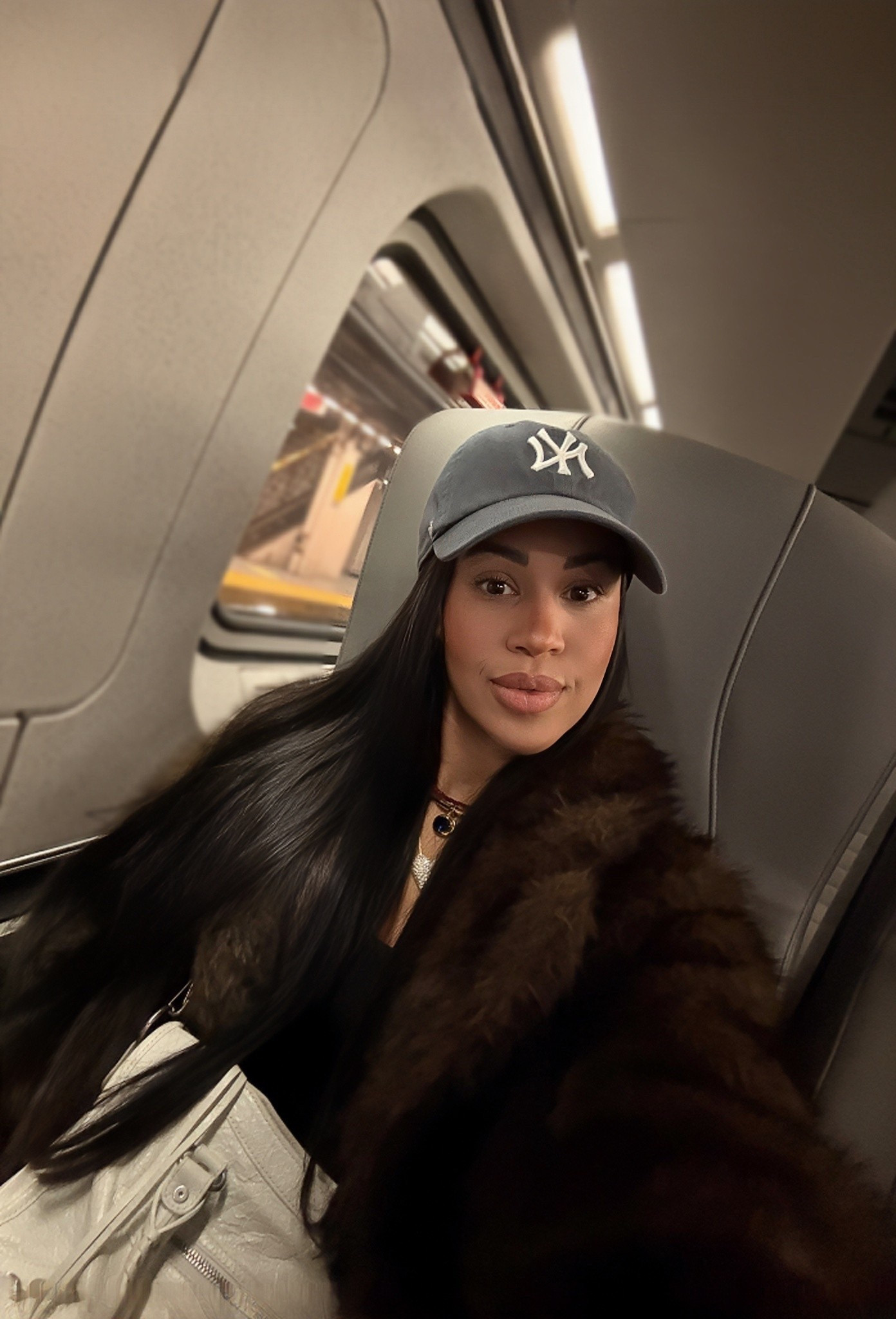 I wear this hat all the time-it goes with everything! 