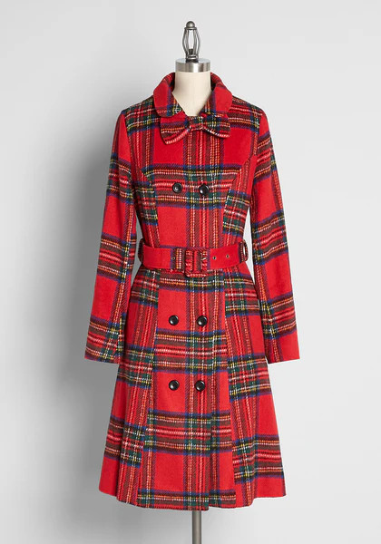 Wow, That's Cute Plaid Coat | ModCloth