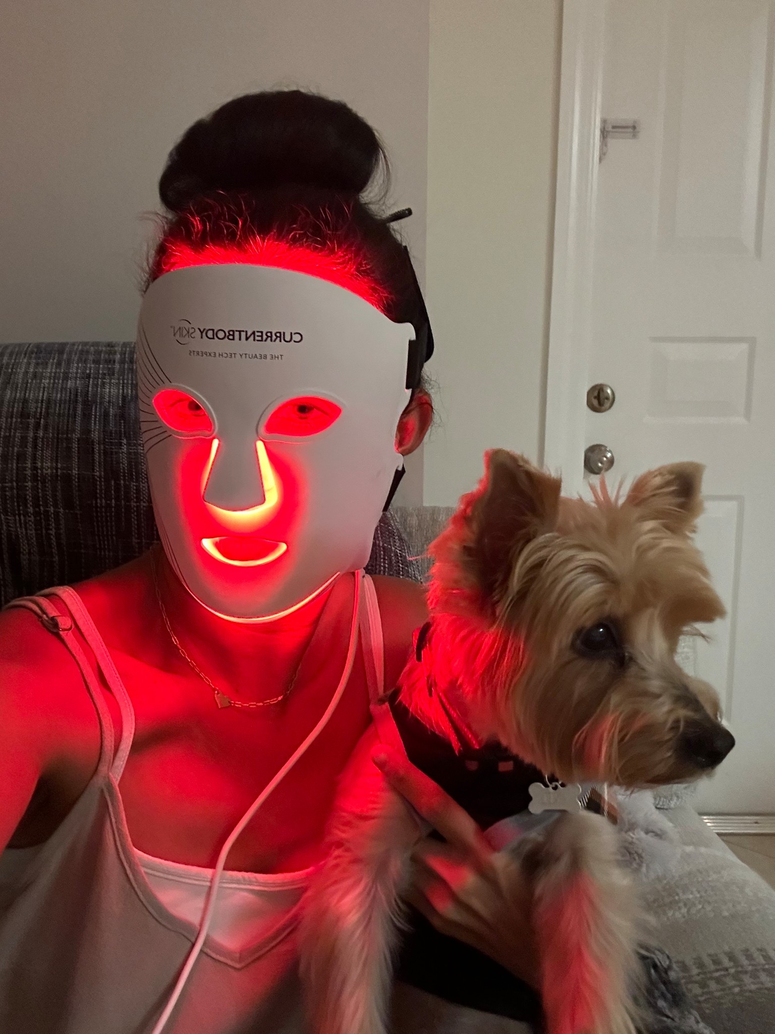 Serum, face cream and led mask for 10 minutes

#LTKOver40 #LTKBeauty #LTKSeasonal