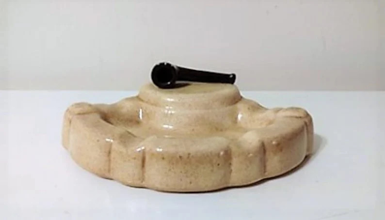Vintage MCM Ceramic Ashtray with Ceramic Pipe/Retro/Tobaccoana | Etsy (Global)