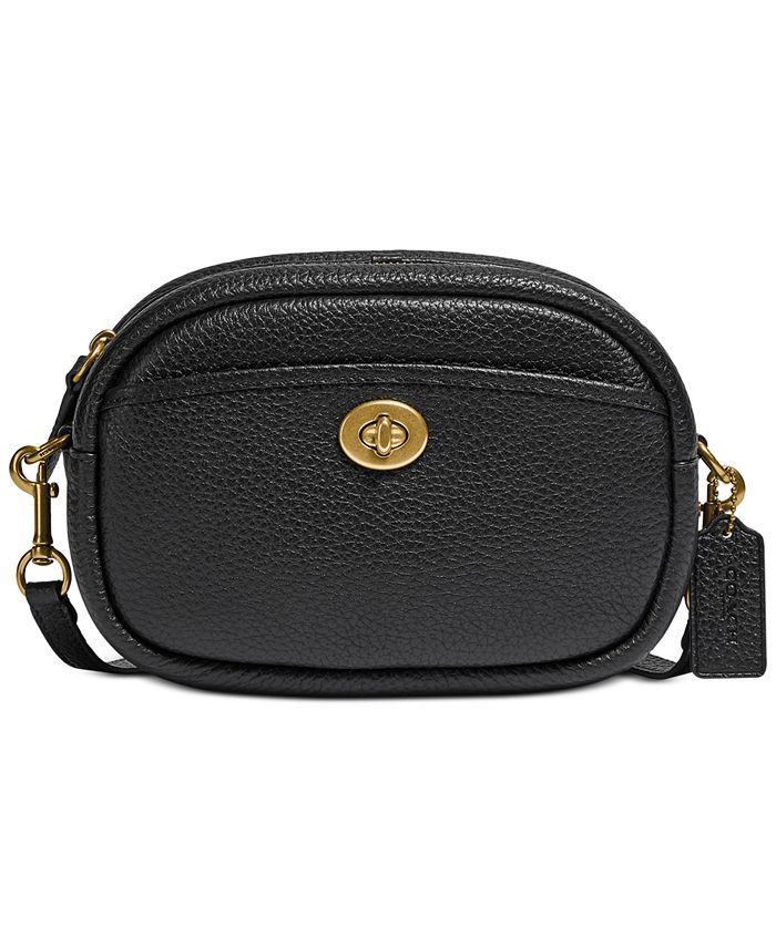 COACH Leather Crossbody Camera Bag  & Reviews - Handbags & Accessories - Macy's | Macys (US)
