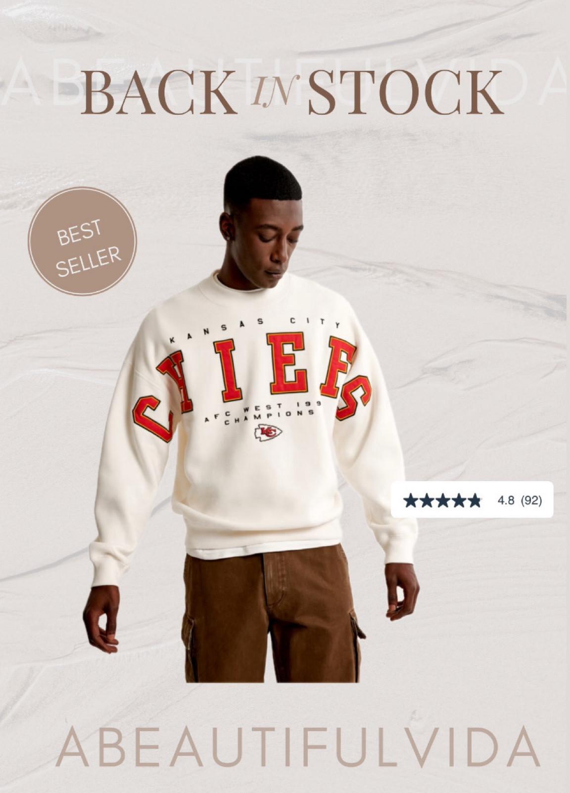 Chiefs sweatshirt back in stock!

oversized fit // men’s style // best seller // game day // football // Super Bowl Sunday weekend // gifts for him //  Kansas City fans// Taylor swift // Dallas cowboys // Philadelphia eagles // Cleveland bengals 

#LTKmens #LTKparties #LTKtravel