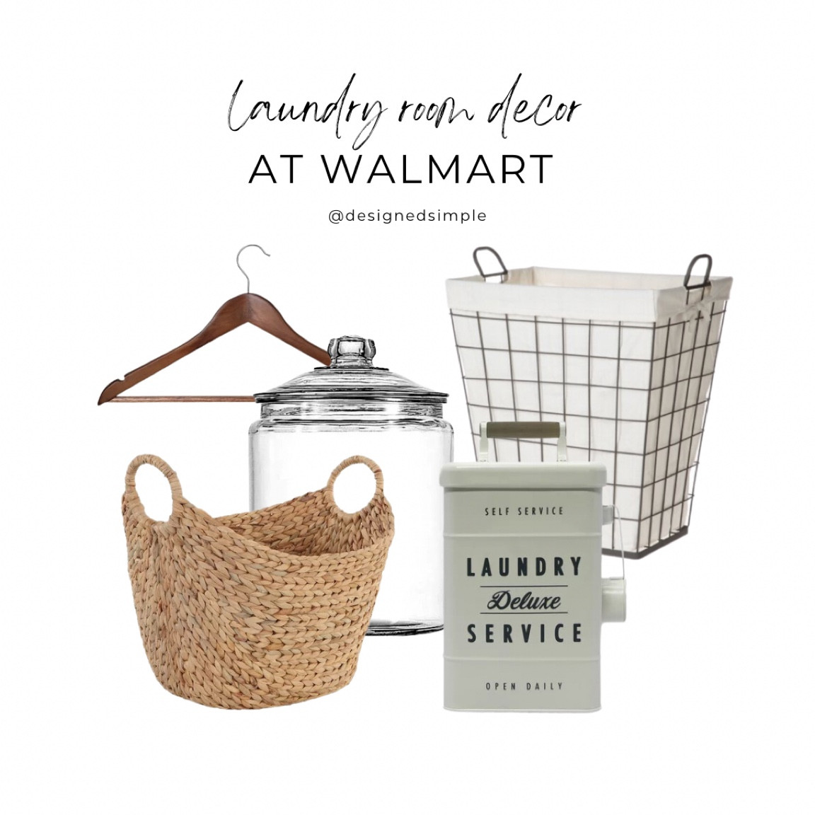 Pretty and practical laundry room decor from Walmart!
Walmart finds, laundry room organization, laundry basket

#LTKhome #LTKstyletip #LTKfindsunder50