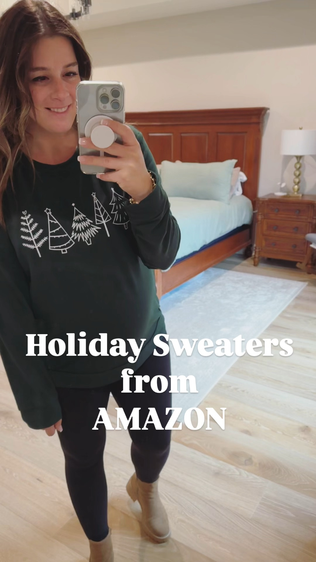 Holiday sweaters from Amazon. I recommend sizing up in all sweaters if you want an oversized fit. 

#LTKStyleTip #LTKHoliday #LTKFindsUnder50