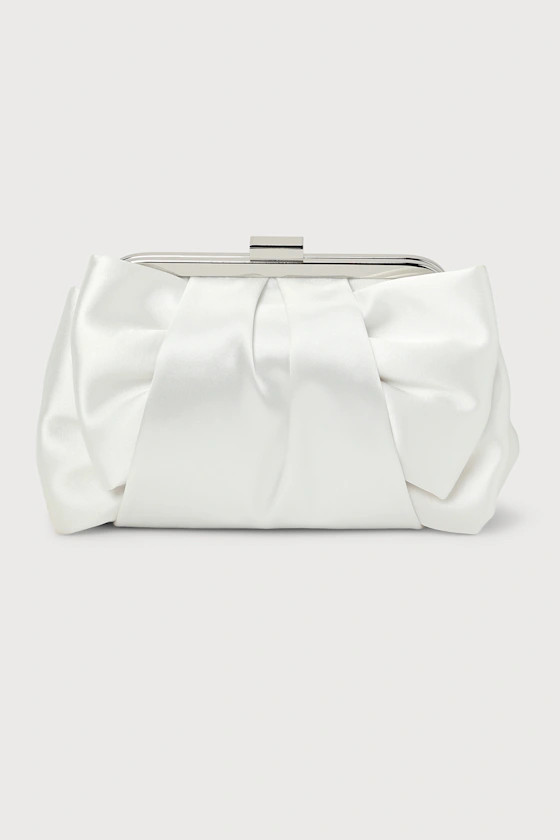 Something Special Ivory Satin Clutch | Lulus (US)