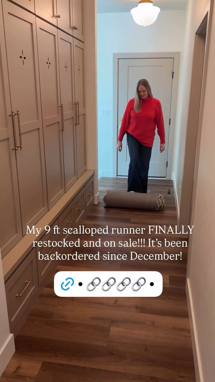 My 9 ft scalloped runner FINALLY restocked and on sale!!! It’s been backordered since December!

#LTKHome #LTKmomlife #LTKdayinmylife
