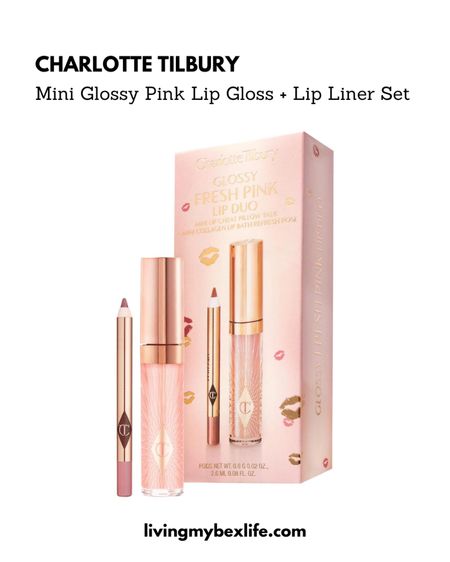 Charlotte Tilbury Mini Glossy Pink Lip Gloss + Lip Liner Set 

Lipstick, lipgloss, lip oil, lip liner, travel essentials, luxury makeup, gift set 

#LTKbeauty #LTKGiftGuide #LTKfindsunder50
