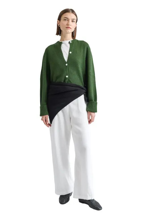 Almina Concept Knit Cardigan in Green at Nordstrom, Size Small | Nordstrom