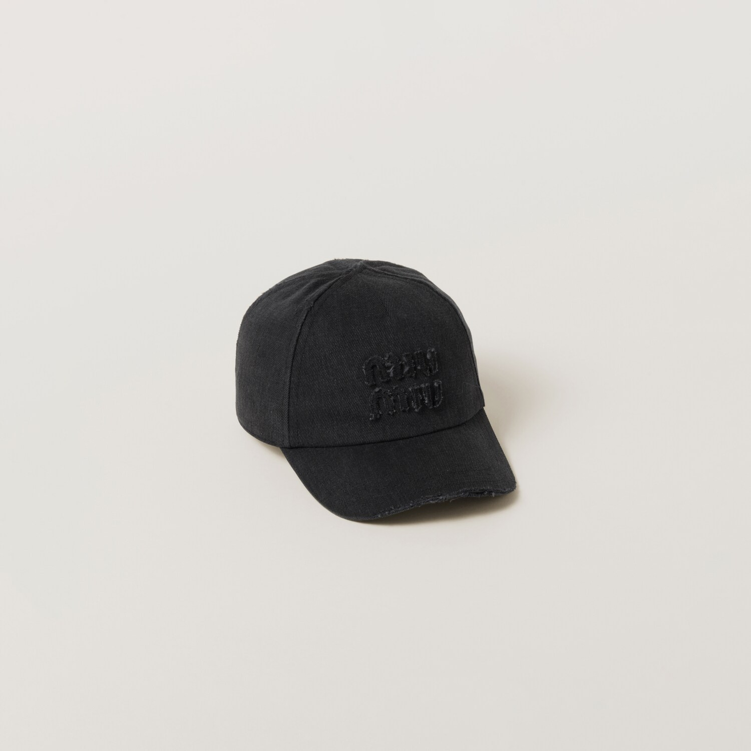 Denim baseball cap | Miu Miu US