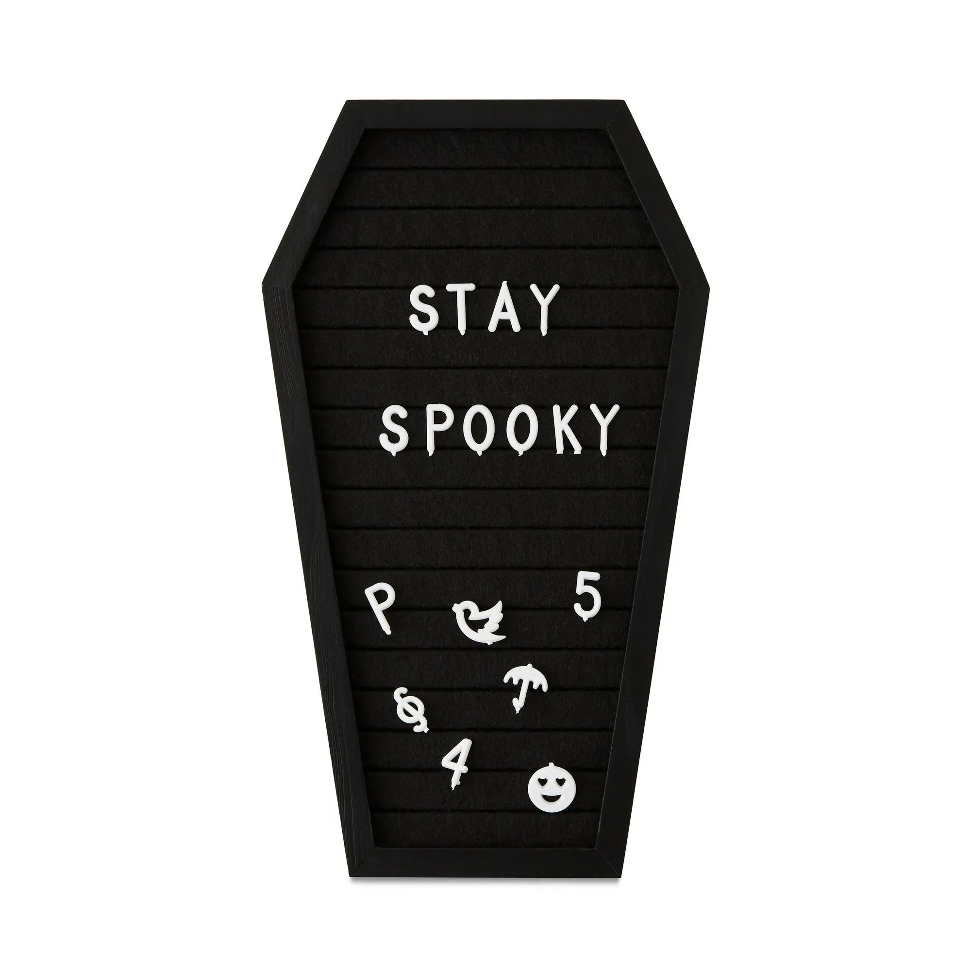 12In Halloween Black & White Coffin-Shaped Message Board Décor for Adult,Way To Celebrate! | Walmart (US)