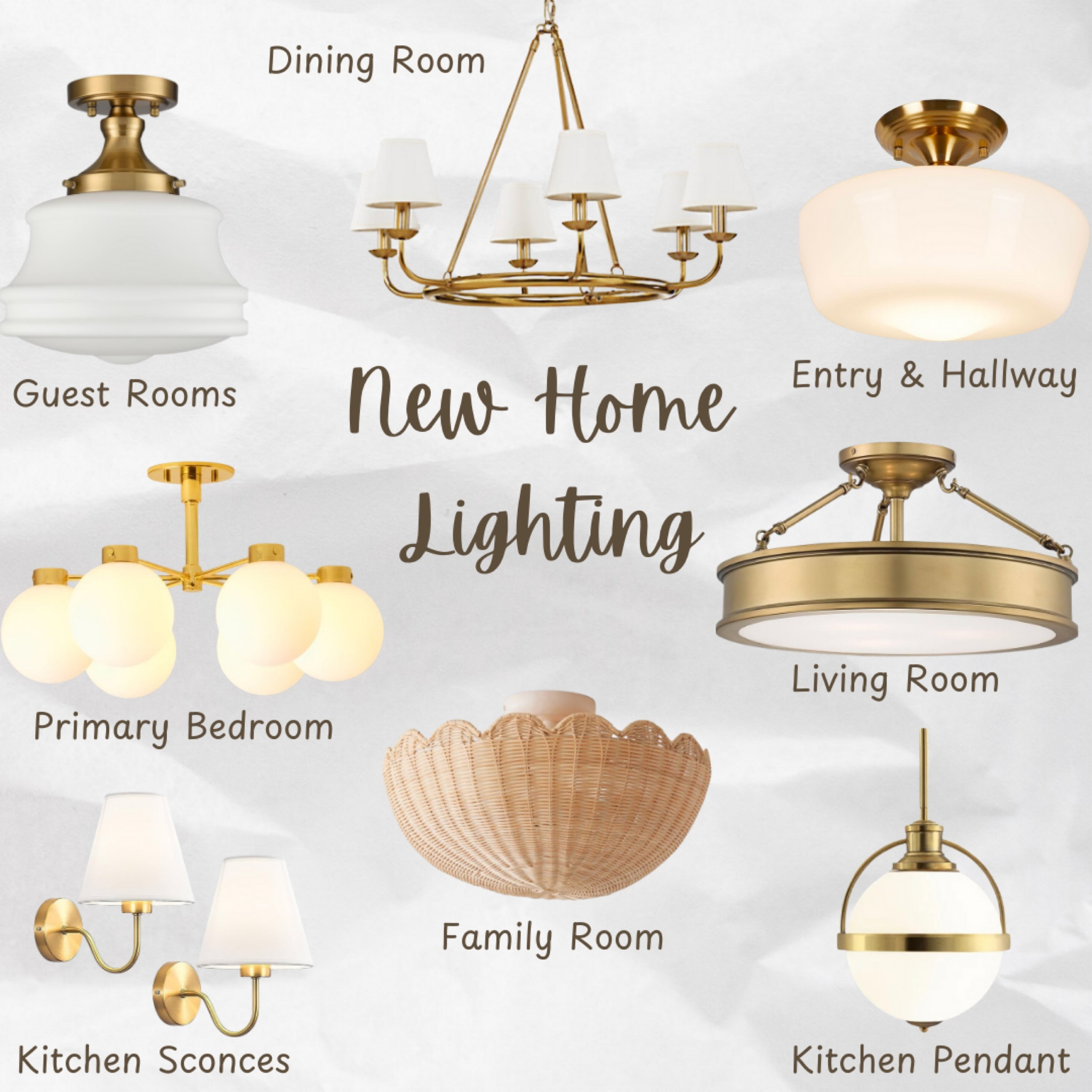 Lighting selections for our new home-a 1940 cape cod!

#LTKHome
