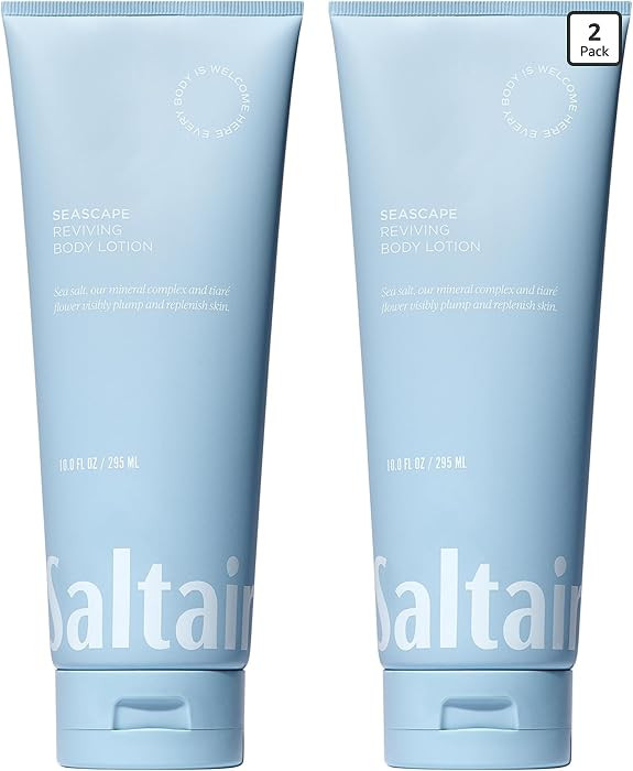 Saltair Body Lotion - 2 Pack Moisturizing Lotion For Dry Skin. Seascape Scented Hydrating Body Cr... | Amazon (US)
