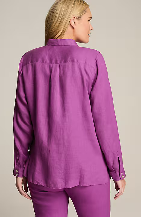 Everyday Linen Button-Front Shirt | J. Jill