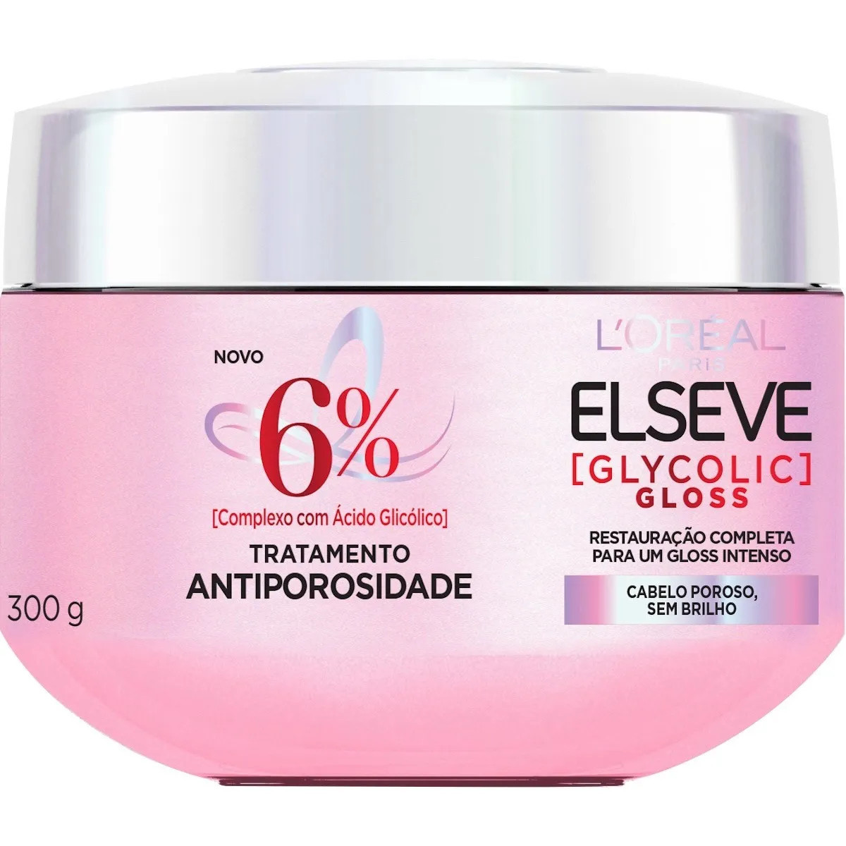 Máscara De Tratamento Elseve Antiporosidade Glycolic Gloss 300g - Pague Menos | Medicamentos e M... | Pague Menos BR