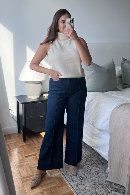 J crew new arrivals: 100% cashmere sweater and high waisted wide cut jeans 



#LTKFind #LTKstyletip #LTKSeasonal