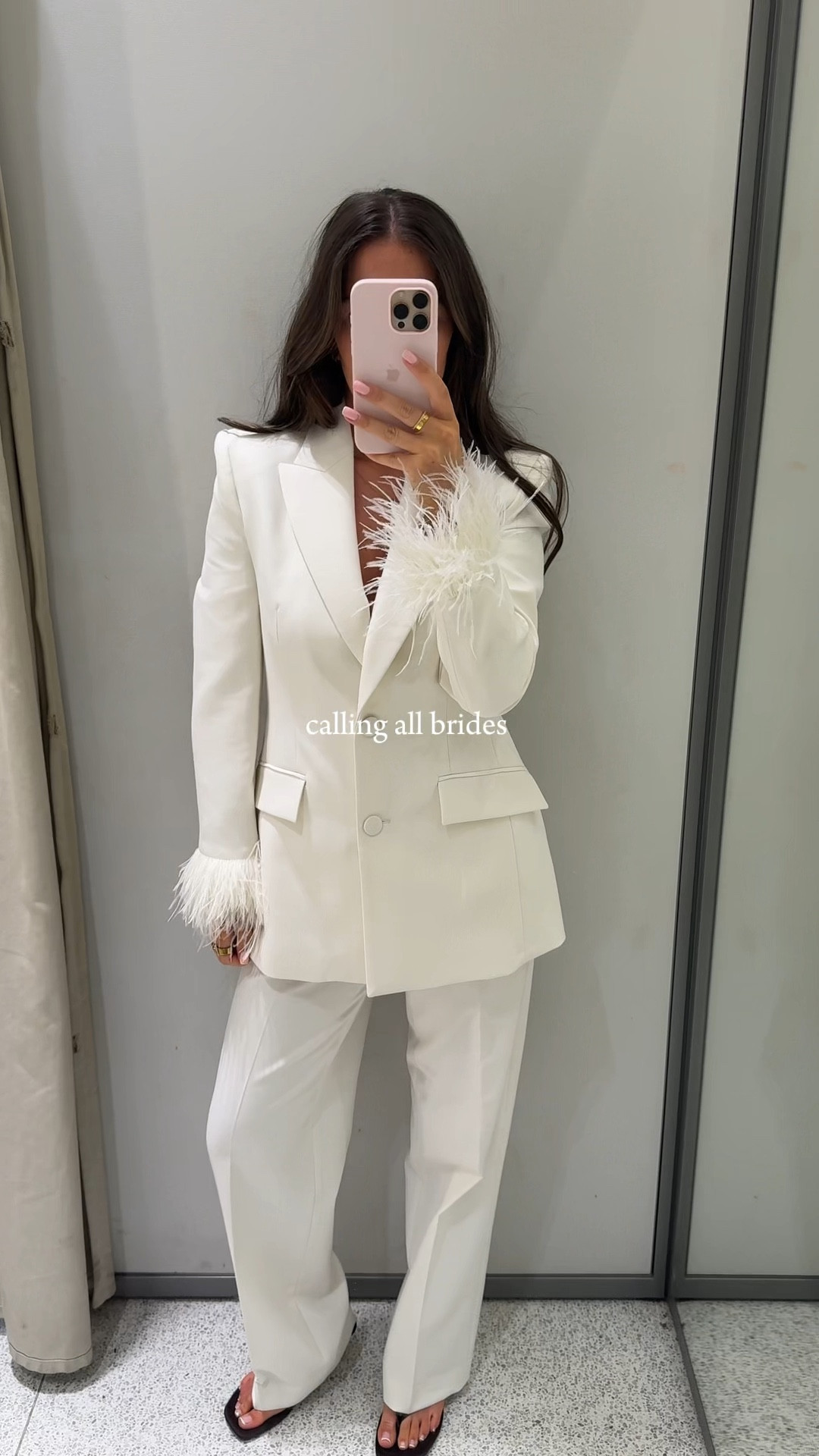 White suit - feather blazer - wedding - brides - date night - christening - Partywear - suit - blazer - spring outfit - summer outfit 

#LTKspring #LTKwedding #LTKsummer