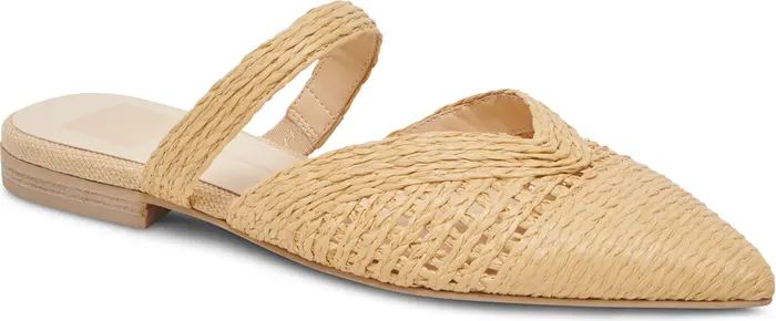 Dolce Vita Kaline Raffia Pointed Toe Mule (Women) | Nordstrom | Nordstrom