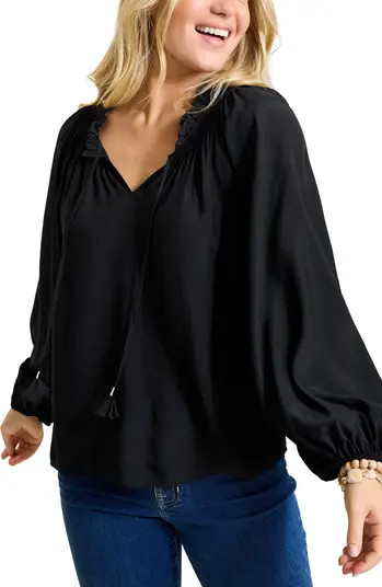 Tommy Bahama Tie Neck Peasant Top | Nordstromrack | Nordstrom Rack