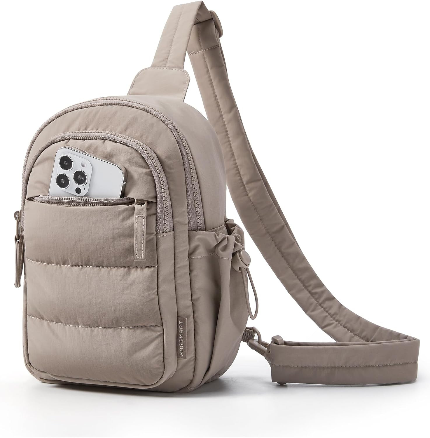 BAGSMART Small Sling Bag for Women, Puffer Crossbody Bag Hobo Handbag | Amazon (US)