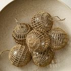 Woven & Glass Ornaments (Set of 6) | West Elm (US)