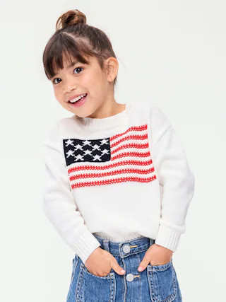 Long-Sleeve Graphic Pullover Sweater for Toddler Girls | Old Navy (US)