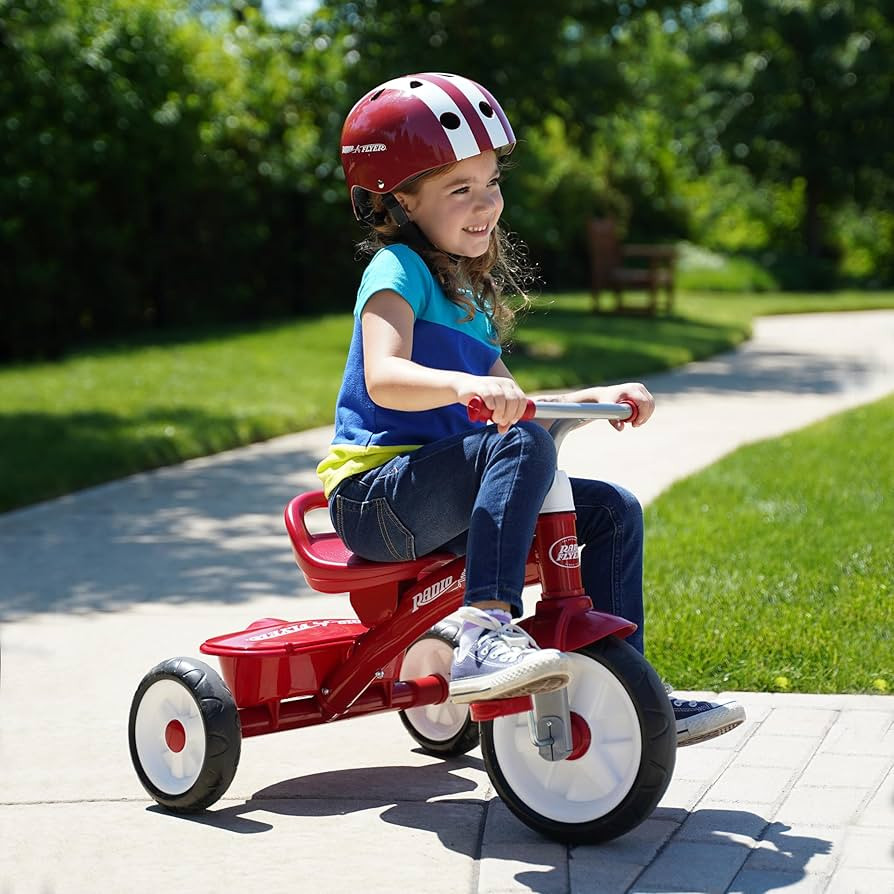 Radio Flyer Red Rider Trike, Ages 2.5-5, Adjustable Seat, Steel Construction, Quiet Ride Wheels, ... | Amazon (US)