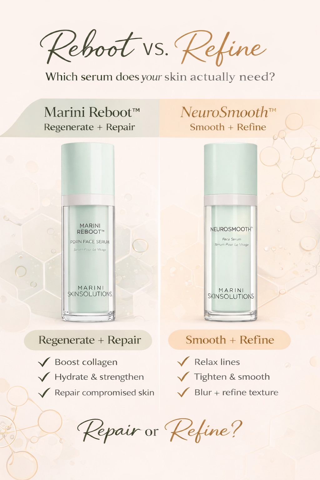 PDRN and Peptides are all the buzz. But how do they work in skincare? 

Let’s chat   



#LTKstorytime #LTKOver40 #LTKBeauty