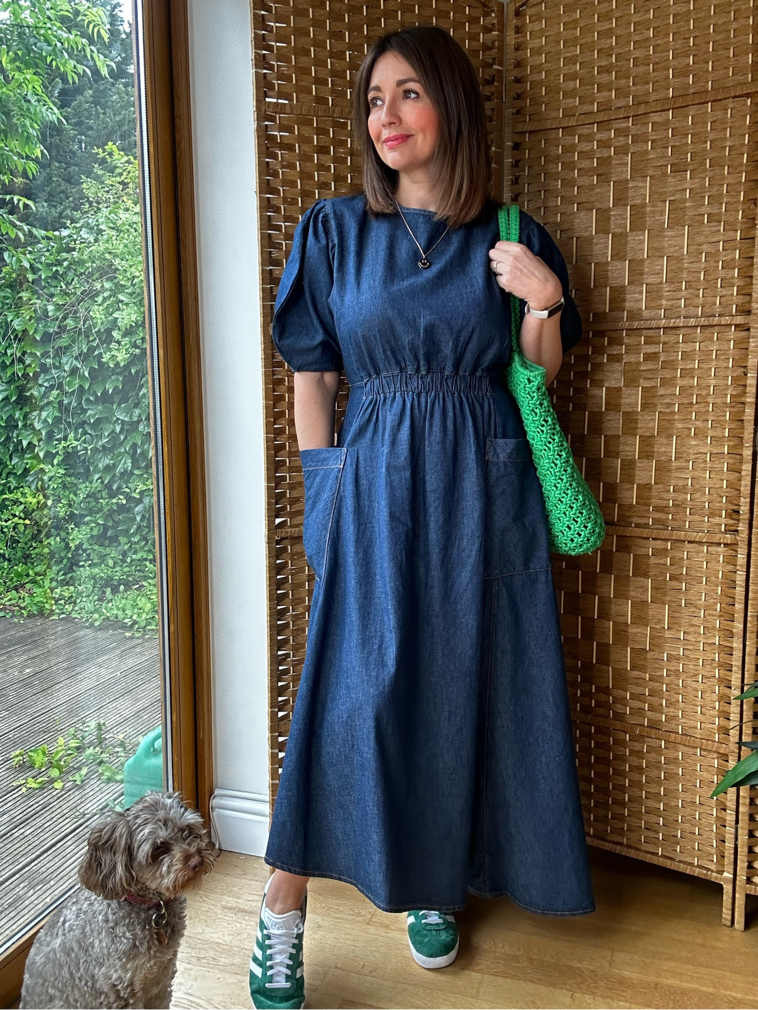 This gorgeous dress is from Aligne and it’s made from dead stock. Great sustainable brand. I love it with these green accents 💚

#LTKhome #LTKFind #LTKeurope