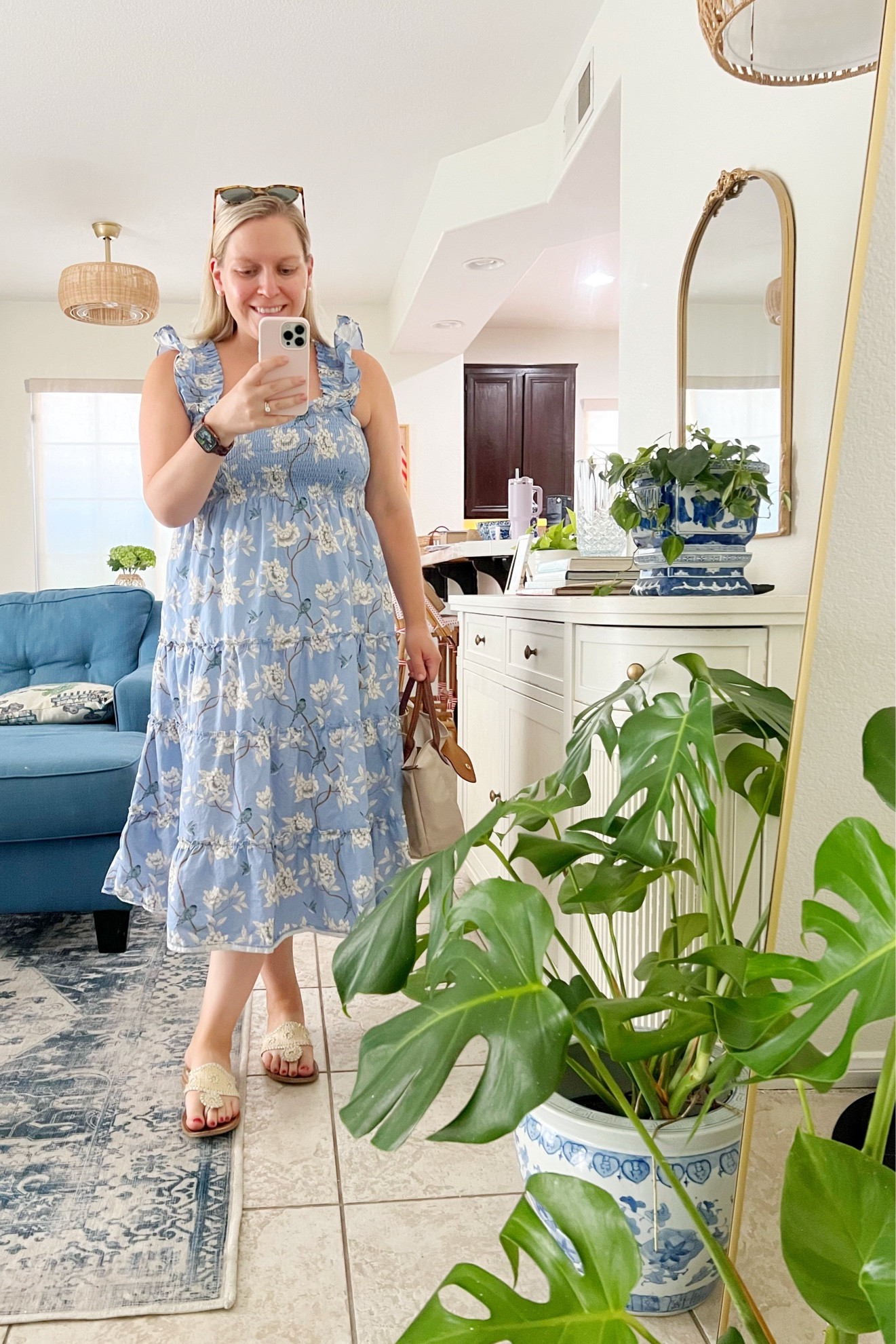 A casual outfit for today 

Hill House, nap dress, grandmillennial, grandmillennial style, elevated style, chinoiserie 

#LTKMidsize #LTKStyleTip #LTKBump
