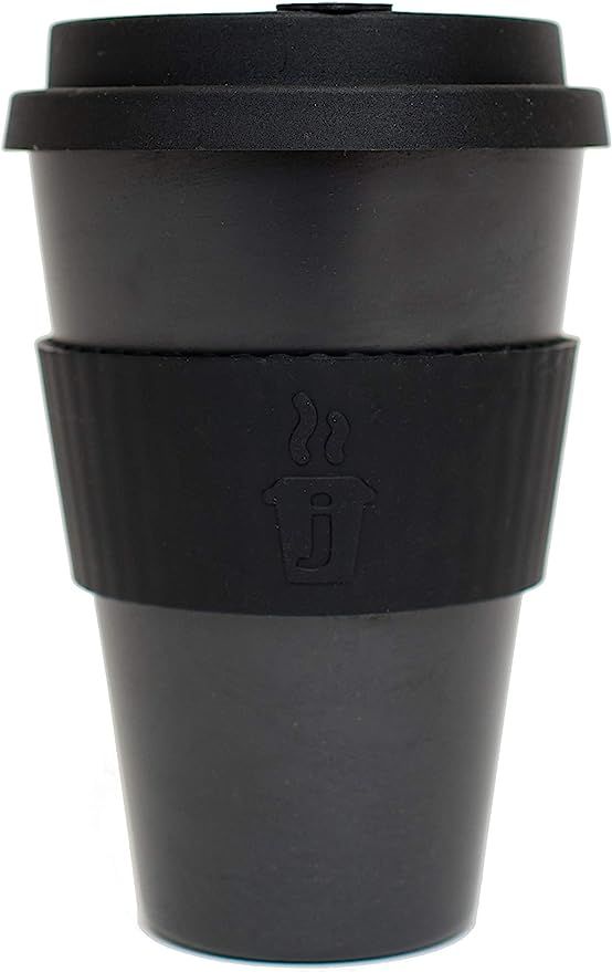 Joe Cup Reusable Coffee Cup for Travel To Go 16oz | Takeaway Bamboo Mug with Lid & Spill Stopper ... | Amazon (US)