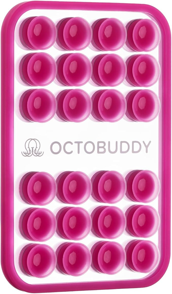 OCTOBUDDY Mirror - OG Suction Cup Phone Mount - Silicone Suction Grip Mobile Holder with Built-in... | Amazon (US)