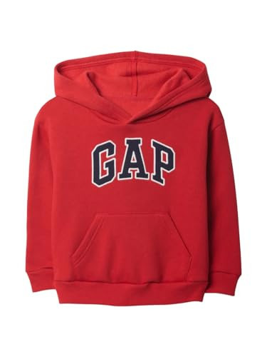 GAP baby-boys Playtime Favorites Logo Pullover Hoodie Hooded Sweatshirt Modern Red 6-12M | Amazon (US)