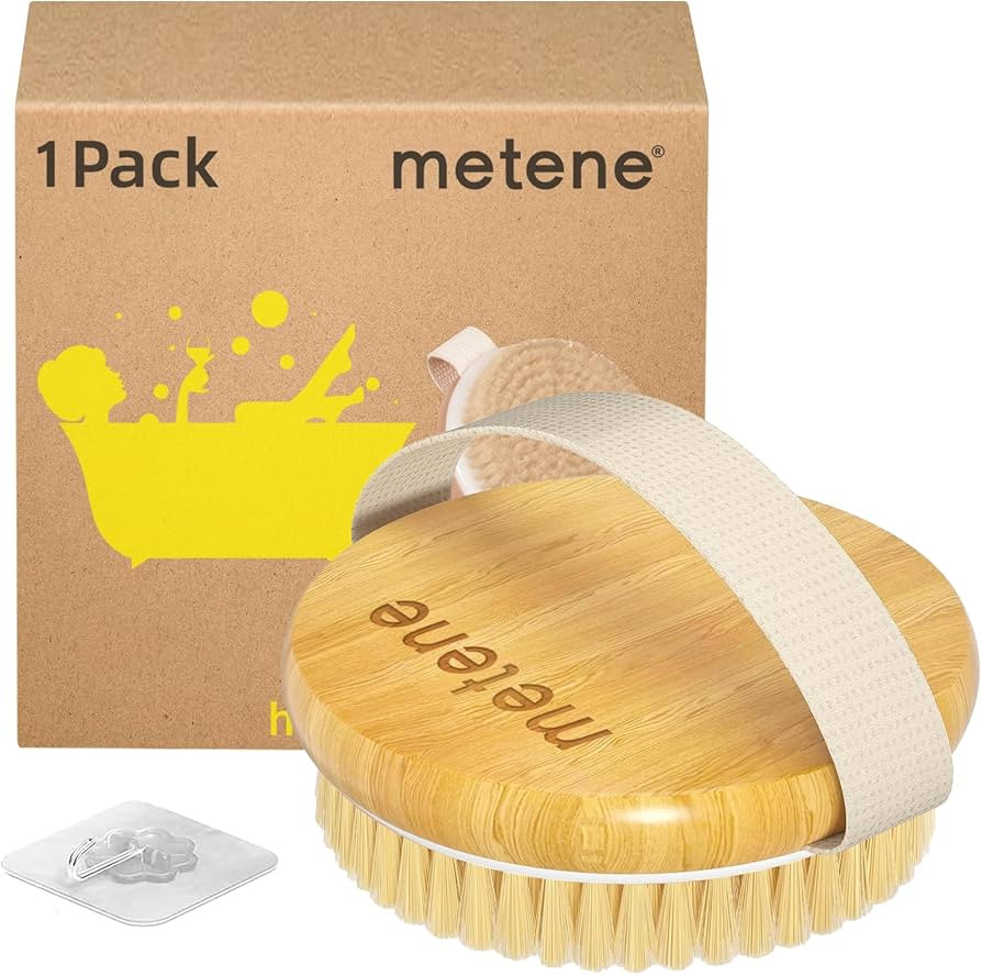 Metene Dry Body Brush for Radiant Skin, Exfoliates and Softens Skin, Improve Circulation, Body Sc... | Amazon (US)