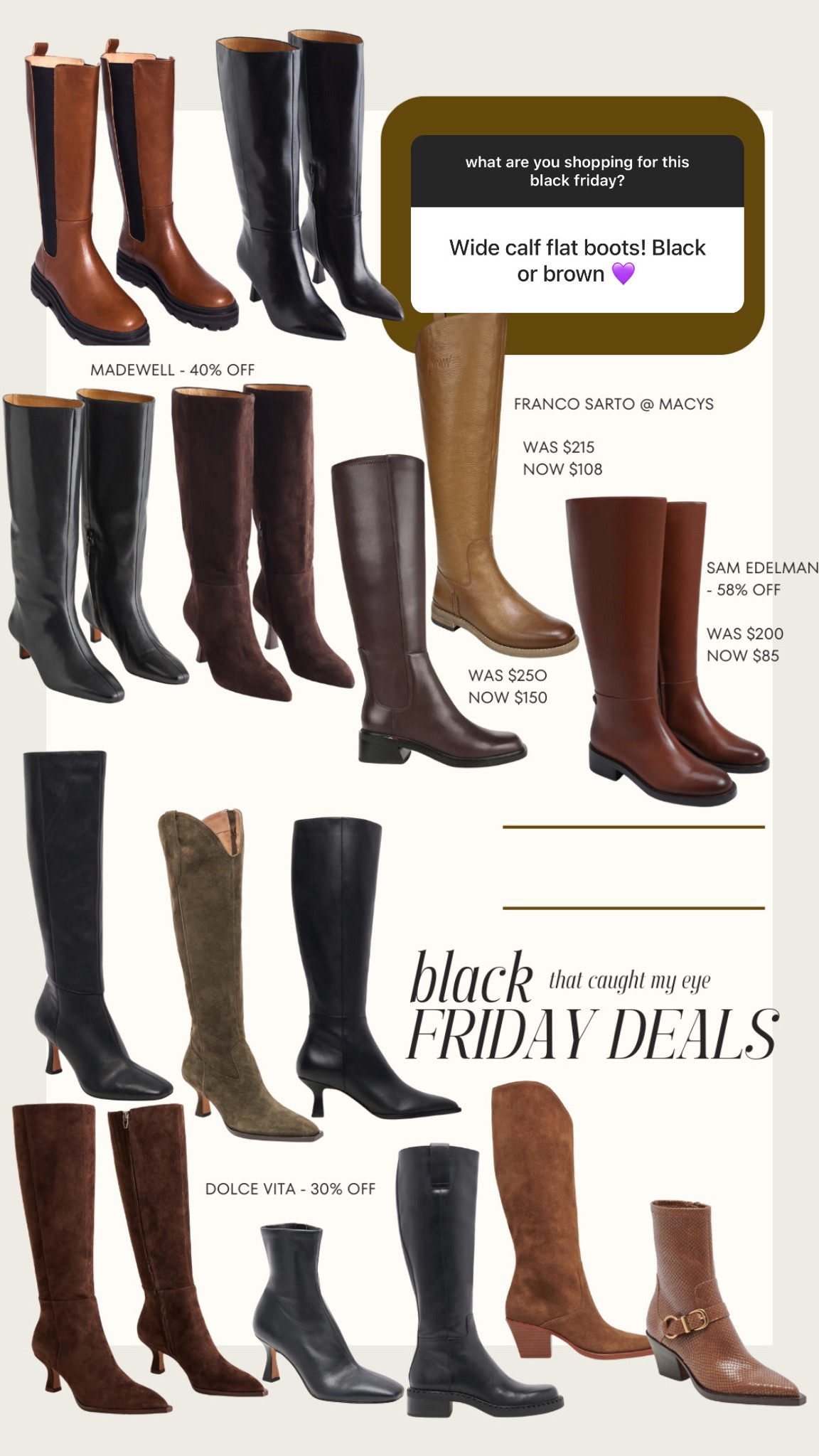 sooo many wide calf boots are on sale for Black Friday!! 👢

#LTKSaleAlert #LTKSeasonal #LTKGiftGuide