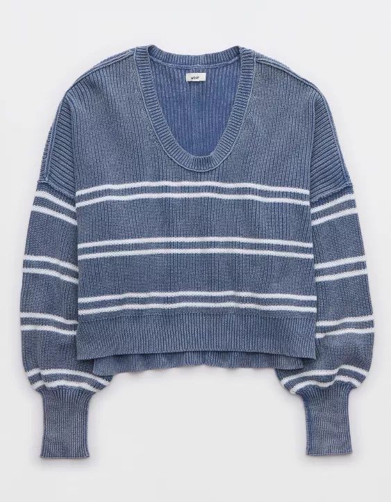 Aerie Beyond Cropped Sweater | American Eagle Outfitters (US & CA)