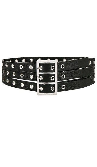 Trois Belt in Black | Revolve Clothing (Global)