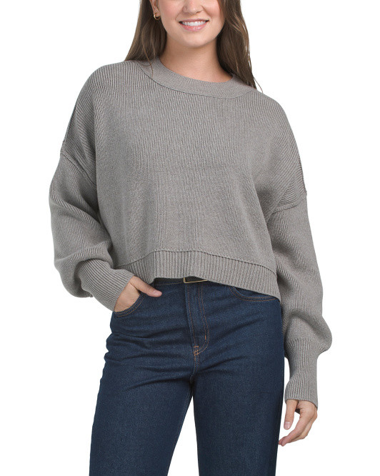 Easy Street Crop Sweater | TJ Maxx