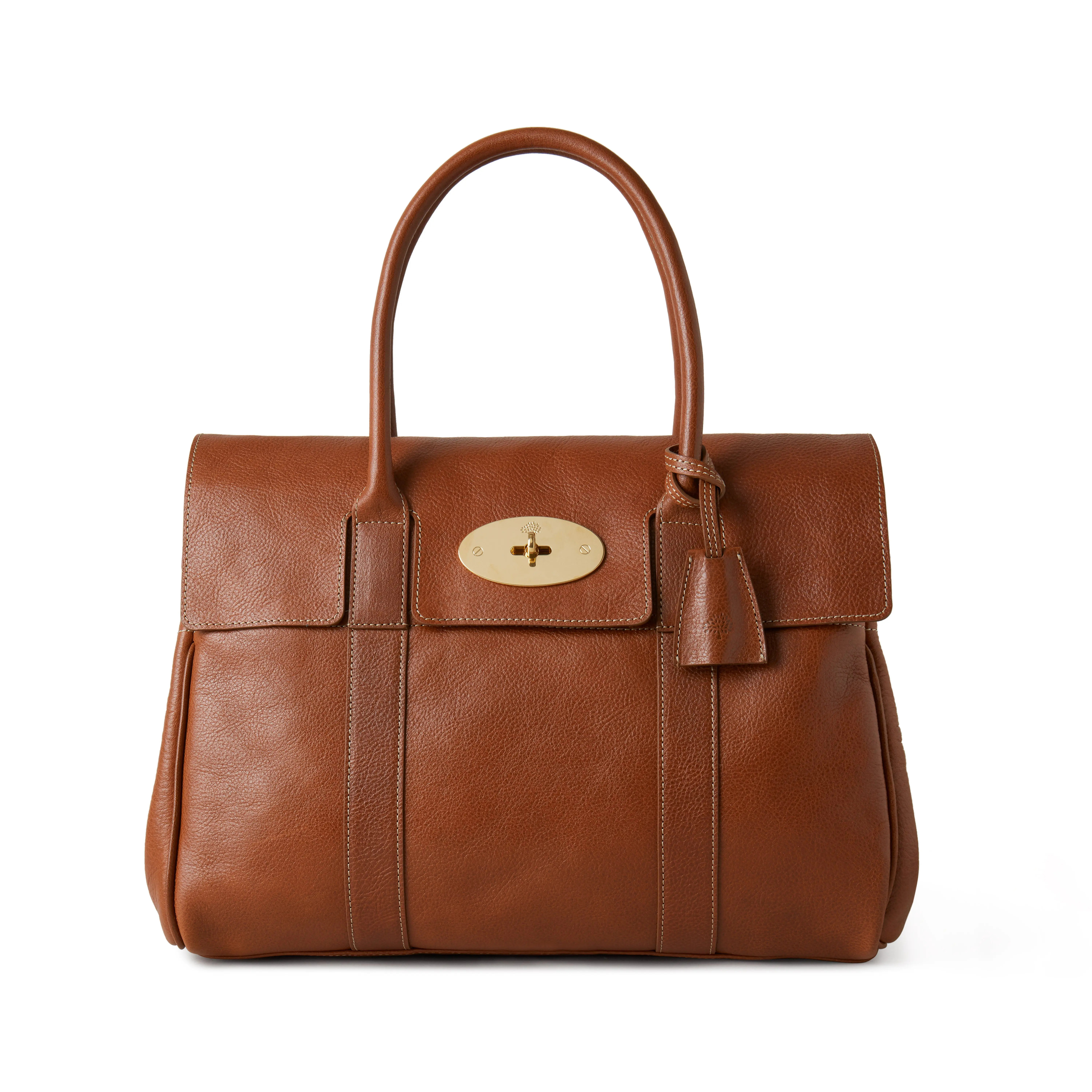 Mulberry Bayswater Leather Satchel in Oak at Nordstrom | Nordstrom