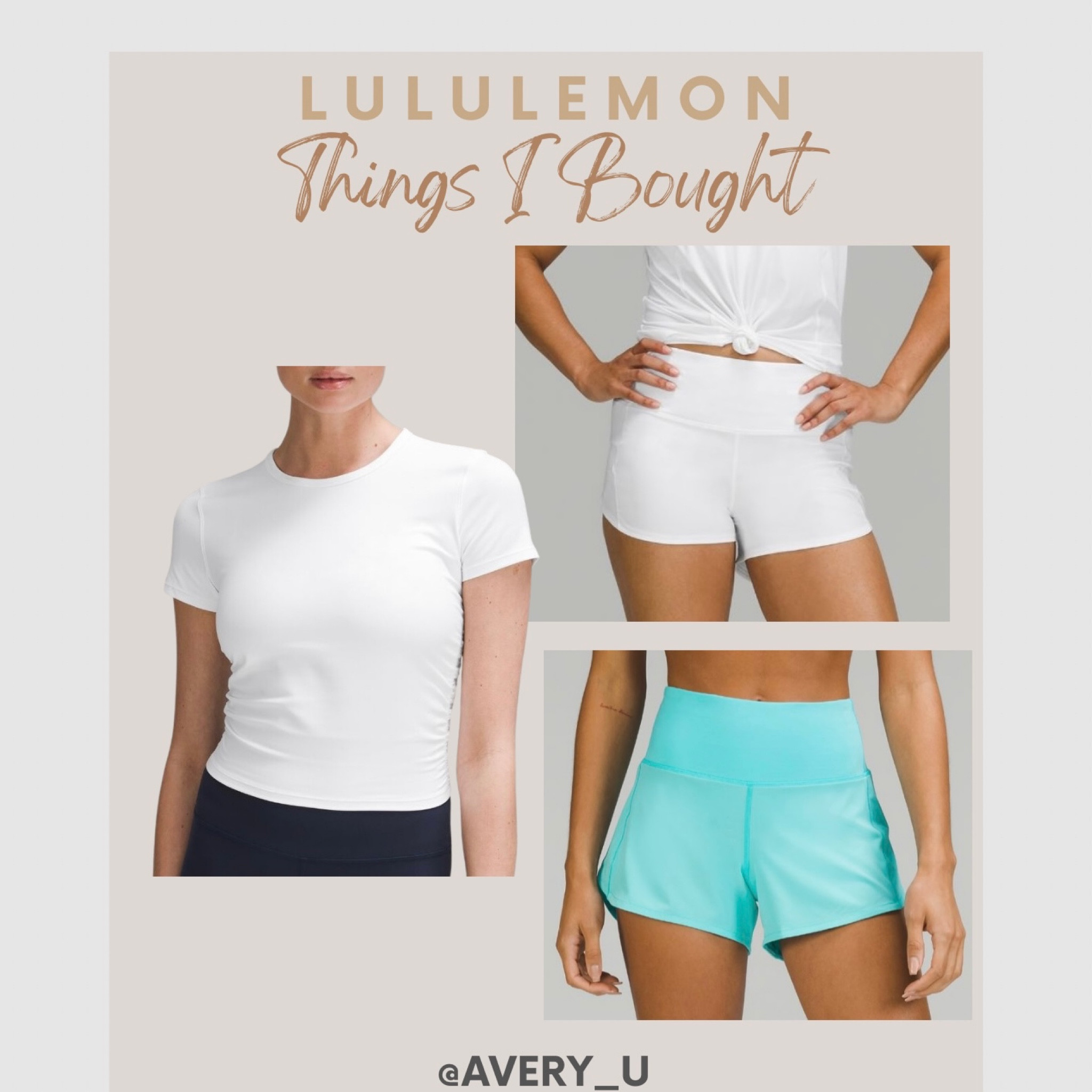 My recent purchases from Lululemon - I purchased sz 4 in the shorts and a 6 in the top 

#LTKstyletip #LTKunder100 #LTKfit