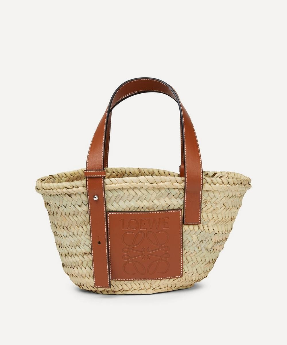 Loewe Women's Small Basket Bag Natural/Tan ONE Luxury Gift | Liberty London (UK)