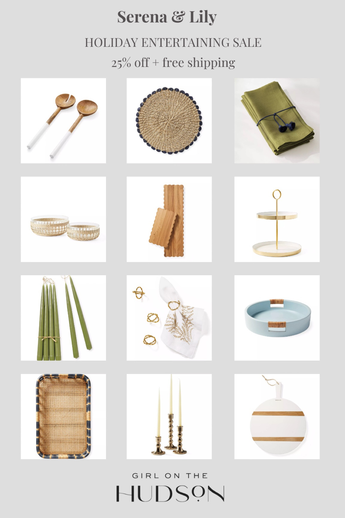 Serena & a lily tabletop sale! Perfect for Thanksgiving and holiday entertaining. Linking my favorite table linens, candlesticks, trays, candles, serving boards, bowls and more! 

#LTKSaleAlert #LTKHoliday #LTKHome