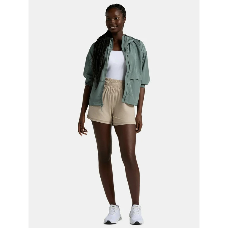 Athletic Works Women's and Women's Plus ButterCore Performance Shorts, Sizes XS-4X | Walmart (US)