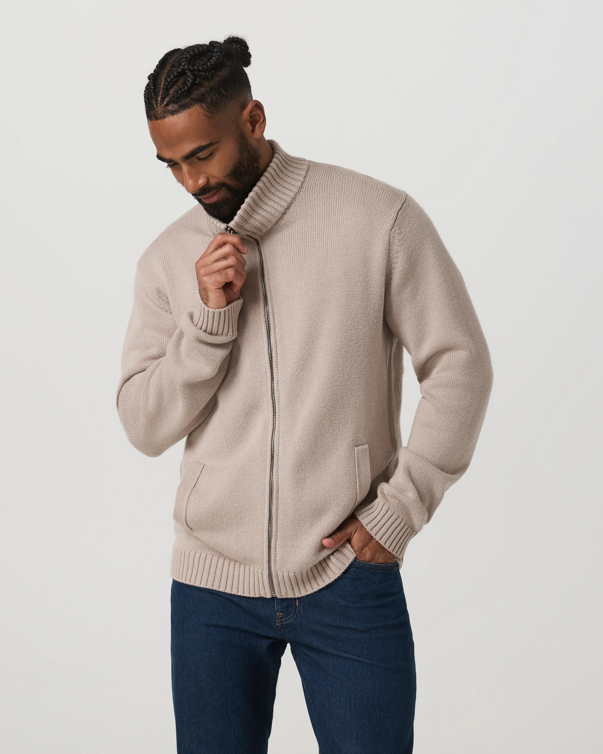 Denver Full Zip Sweater | Vuori Clothing (US & Canada)