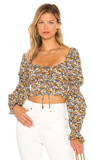 Clarissa Floral Top in Vintage Floral | Revolve Clothing (Global)