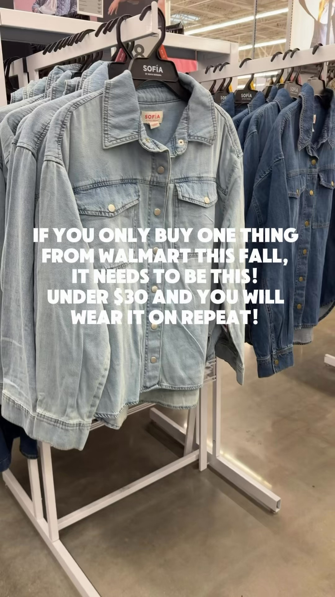 ✨ Make sure to FOLLOW & comment the word SHOP below to receive a DM with the 🔗s to this post ✨

The denim shirts I found in-store at Walmart and I'm obsessed 🙌 Had to share these ASAP!

Cute, affordable, and SO easy to style, the kind of pair you'll reach for all season.

Are you grabbing a pair? 👀

📌 SAVE this post and send to a friend who's always on the hunt for the perfect denim shirt for Fall!

✨ Follow @styledinasnap_ for more affordable Walmart finds dropping daily!
🛍️ Other Ways to Shop:
• Link in Bio
• Visit my LTK Shop
• DM me or comment for links
• Click links in Stories
• Must be following for DM links to come through
#walmart #walmartstyle

#LTKSeasonal #LTKOver40