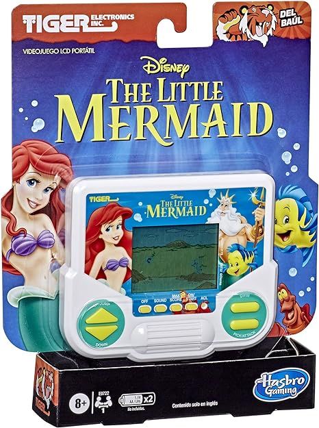 Hasbro Gaming Tiger Electronics Disney's The Little Mermaid Electronic LCD Video Game, Retro-Insp... | Amazon (US)