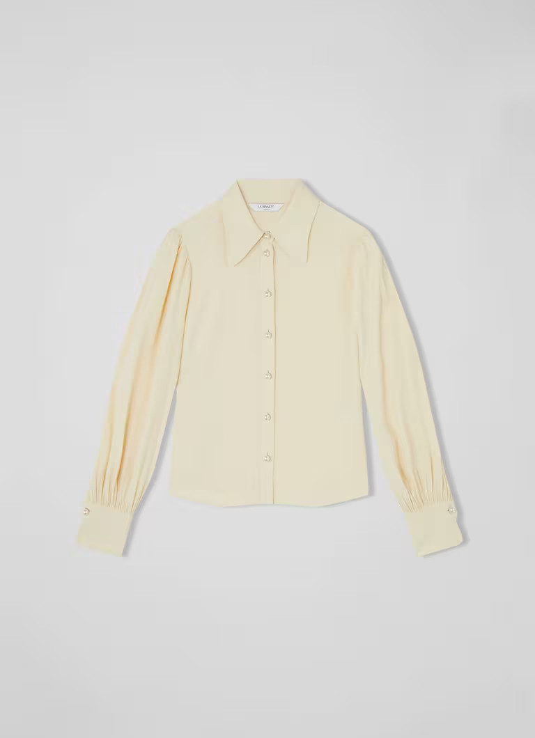 Sonya Cream Crepe Blouse | L.K. Bennett (UK)